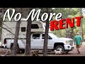 Living FREE In A 30 Year Old Truck Camper In Arizona National Forest