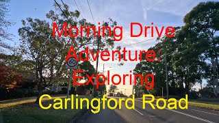 Morning Drive Adventure: Exploring Carlingford Road and Epping in 4K