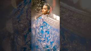 Manish Malhotra |  EVARA | Firozi tissue ektaar saree  #evarabymanishmalhotra #manishmalhotraworld