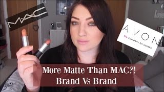 New Avon Lipsticks, More Matte Than MAC?! | Brand Vs Brand ♡