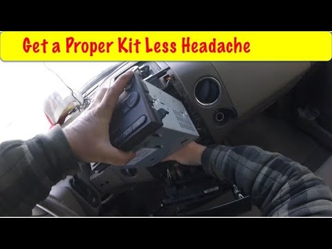 Install A Car Stereo The Easy Way DIY - YouTube