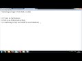 Connecting Google Cloud Sql Locally