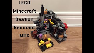 LEGO Minecraft Bastion Remnant MOC