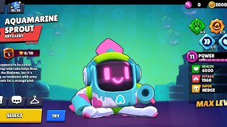 All AquaMarine Sprout Skin Animations In Brawl Stars!