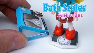DIY Miniature Bathroom Dial Scales | DollHouse | No Polymer Clay!