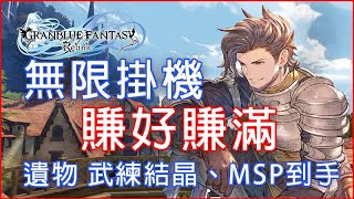 PC版無限掛機｜武練之結晶、MSP 一晚賺好賺滿！｜碧藍幻想 Relink｜GRANBLUE FANTASY Relink｜グラブル リリンク