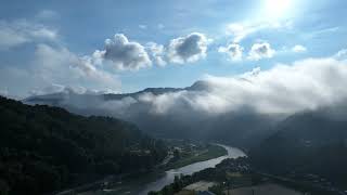 上生坂上空からの風景