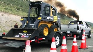 Trailer Tow Obstacle Course - Day 2 of Diesel Power Challenge 2014!