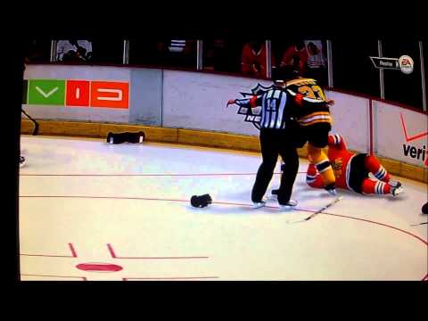 NHL '14 - One Punch Knockout + Goalie Fight ! - NEW FIGHTING ENGINE NHL '14 - One Punch Knockout + Goalie Fight ! - NEW FIGHTING ENGINE