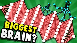 BIGGEST BRAIN EVER & WALKING HUMAN - Neural Network MAXED - Evolution Simulator (Evolution Gameplay)