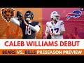 CALEB WILLIAMS DEBUT GAME! Bears vs. Bills Preview. Nate Davis', Starters & More