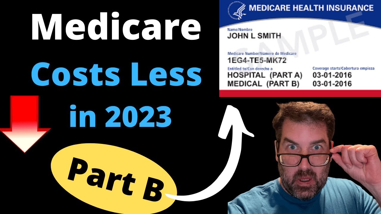 Going Down! Medicare Part B Premium Changes In 2023 - YouTube