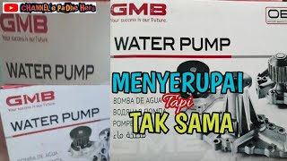 Water pump GMB, ada kembarannya yang menyerupai ory. #waterpump #gmb