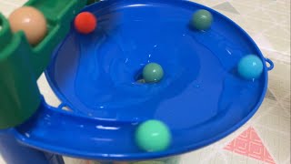 くみくみスロープに水入れてみた water marble run 【2023.7.18】