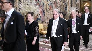 Royal Family at dinner for the Nobel Laureates at Royal Palace