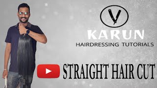 How To Do  Straight Hair Cut