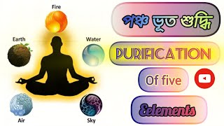 পঞ্চ ভূত শুদ্ধি । Purification of five elements. @যোগ কথা ।