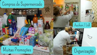 COMPRAS// SUPERMERCADO AUCHAN E LIDL //QUANTO GASTEI??// ORGANIZAÇÃO//ELISABETE NOGUEIRA