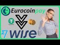 EurocoinPay：通过加密货币入金，兑换法币欧元到Wise银行账户！使用中国护照既可开户，支持中国地址！#198