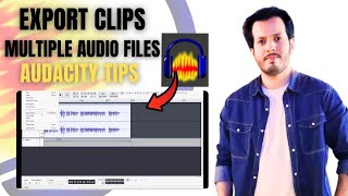 How to Export split clips to Multiple Audio Clips at Once in Audacity By Using labels