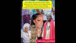 Anty Ebira On the Run As If a Priest Wàrned Her To Remove the Ebira Déíty She Brought To the Palace.