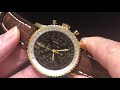 全球限量100隻18k黃金navitimer vintage 806複刻板