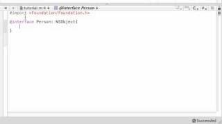 Objective C Programming Tutorial - 4 - Interface