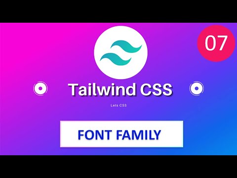 Tailwind CSS Tutorial Hindi - Font Family #7 - YouTube