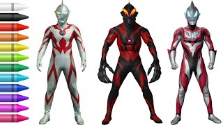 MEWARNAI ULTRAMAN BELIAL EARLY STYLE, ULTRAMAN BELIAL \u0026 ULTRAMAN GEED