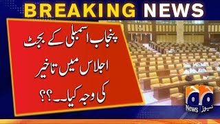 Huge News On Punjab Assembly Session Over Budget 2022-23 | Geo News