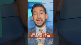 Nick reacts to the Mavs being down 0-3 | FIRST THINGS FIRST #shorts