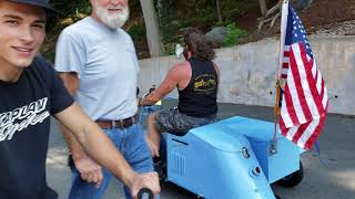 1947 Cushman Model 52 / 54 owned by AMCA YANKEE CHAPTER  PRESIDENT