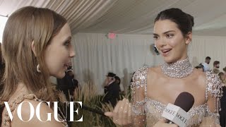 Kendall Jenner on Her Classic Hollywood-Inspired Look | Met Gala 2021 With Emma Chamberlain | Vogue