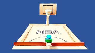 How to Make a NBA Basketball Game Using Cardboard at Home
