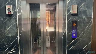 DESIGNER PASSENGER ELEVATOR | MACHINE ROOM LESS | FULL VISION GLASS DOOR | STAINLESS STEEL