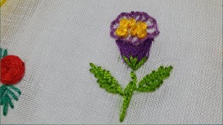 สอนปักดอกไม้ง่ายๆ แบบที่ 1 | อัยรินทร์ | How to embroider flowers