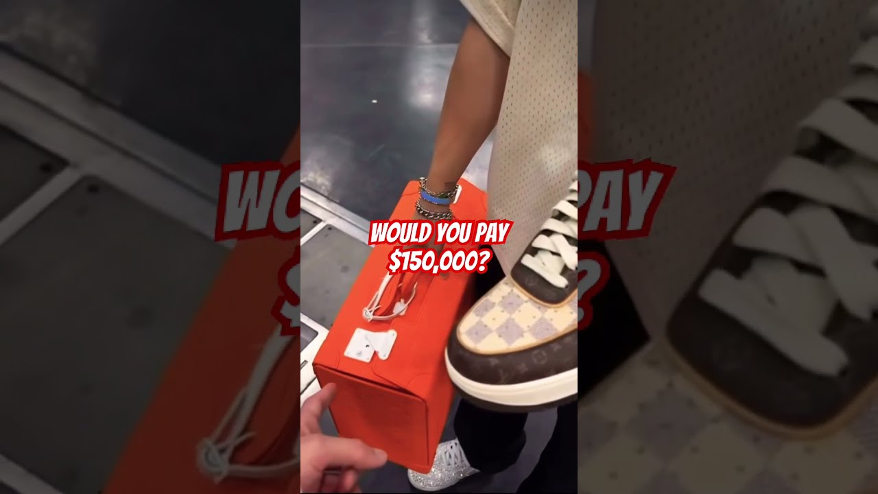 MAN SPOTTED WITH *RARE* LOUIS VUITTON AF-1’S️#viral #trending #edit #sneakers #louisvuitton