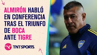 La conferencia de prensa de Jorge #Almirón tras el triunfo de #Boca ante #Tigre