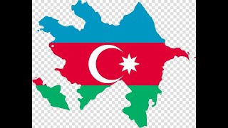 Historical flag of Azerbaijan [Subtitle for Sing National anthem