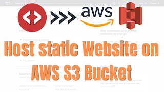 Host static website on aws s3 bucket | Amazon S3 Tutorial 2021