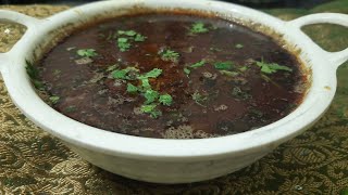 झणझणीत ओल्या काळ्या घेवडयाची आमटी/ रसा भाजी/Black beans curry in marathi