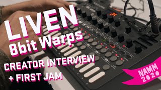 Sonicware Liven 8bit Warps #NAMM2020 （日本語と英語です）