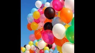 Multicolor Balloons For Birthday , Anniversary , Wedding , Baby Shower , Bridal Shower , Engagement