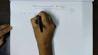Multi Dimensional array|Character arrays|Problem Solving Using C|Third Semester Complementary Paper