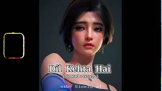 Dil Kehta Hai - female version (slowed+reverb)