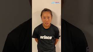 松本祐華　選手紹介　大正製薬リポビタン全日本テニス選手権　西日本大会　女子シングルス2021