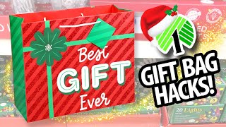 🎄25 BRILLIANT Dollar Tree Gift Bag DIYs & HACKS for Christmas 2025