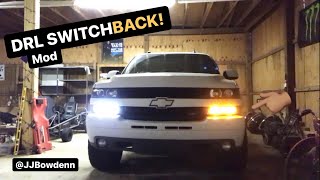 05 Tahoe DRL Switchback Blinker Mod