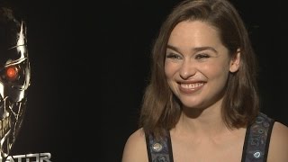 Emilia Clarke Talks Terminator Genisys & Potential Threesome With Channing & Jenna