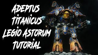 Adeptus titanicus Warlord Titan Painting tutorial